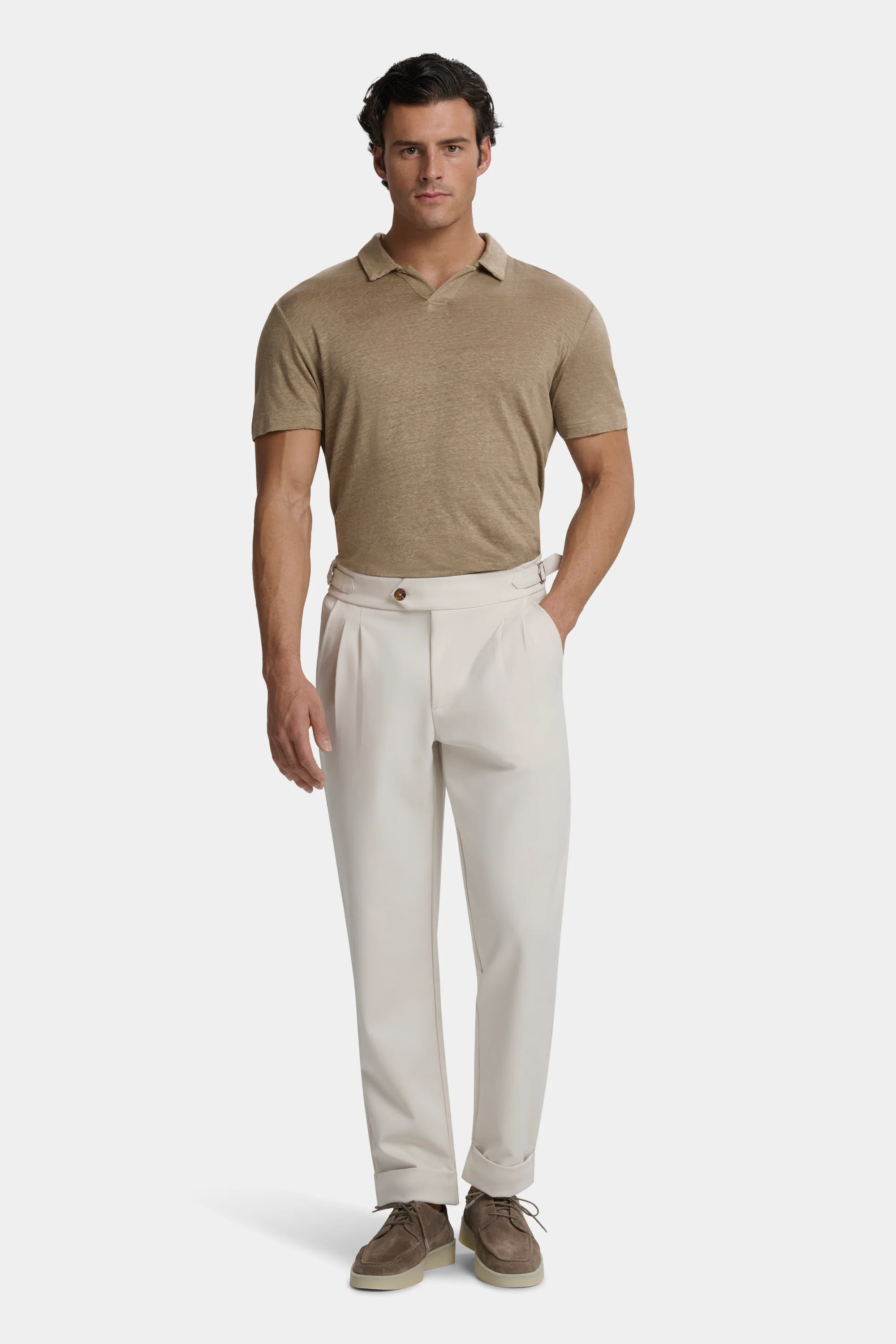 THE CLASSIC LINEN SLIM POLO - Image 9
