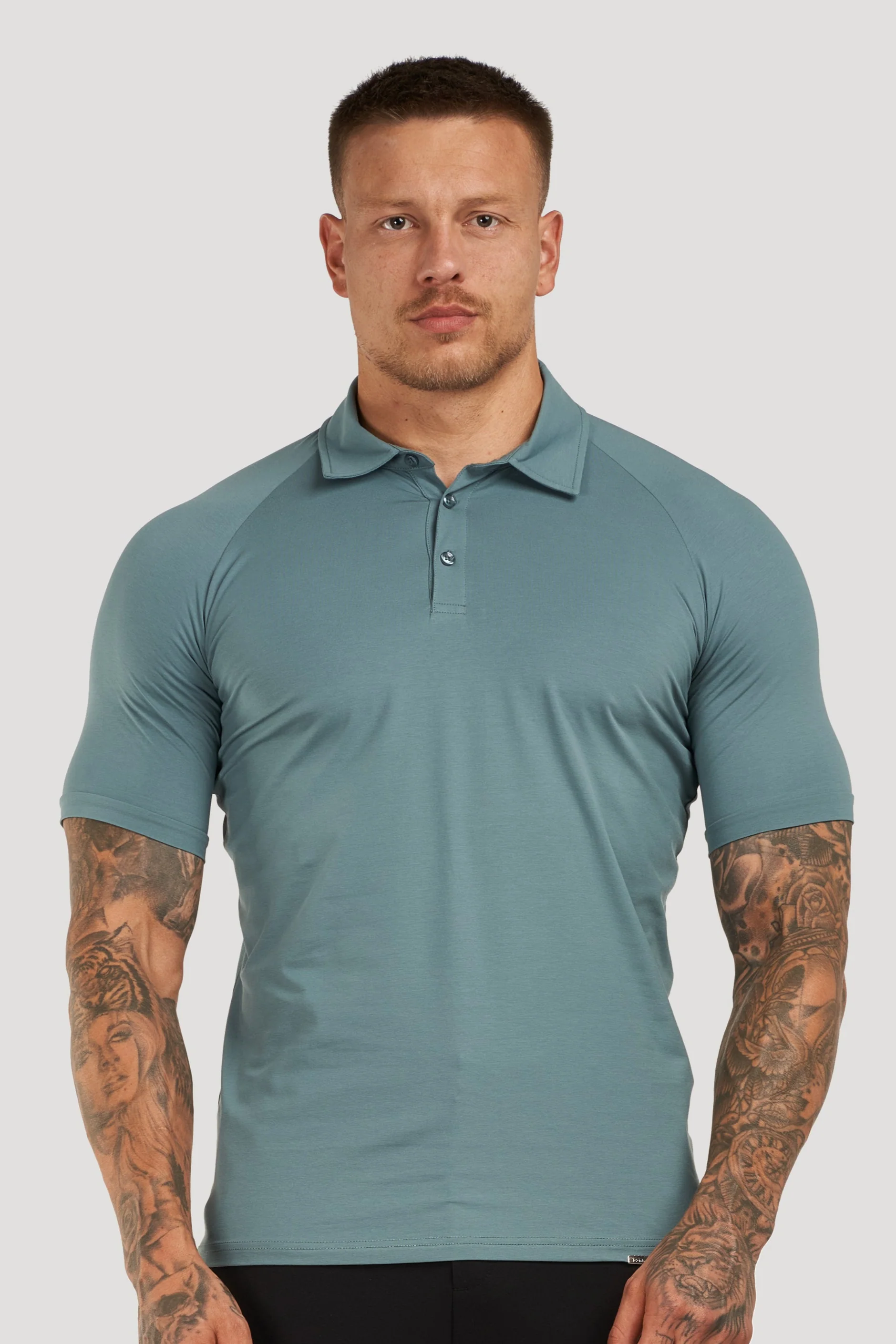 THE MUSCLE BUTTON POLO - Image 10