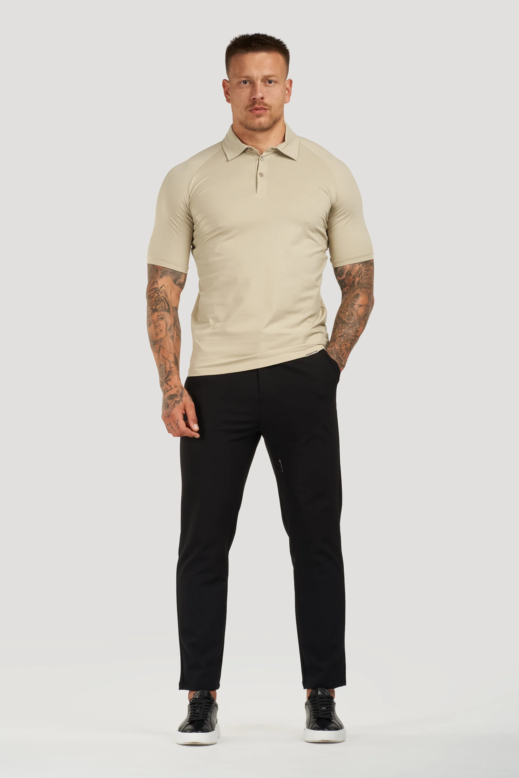 THE MUSCLE BUTTON POLO - Image 22