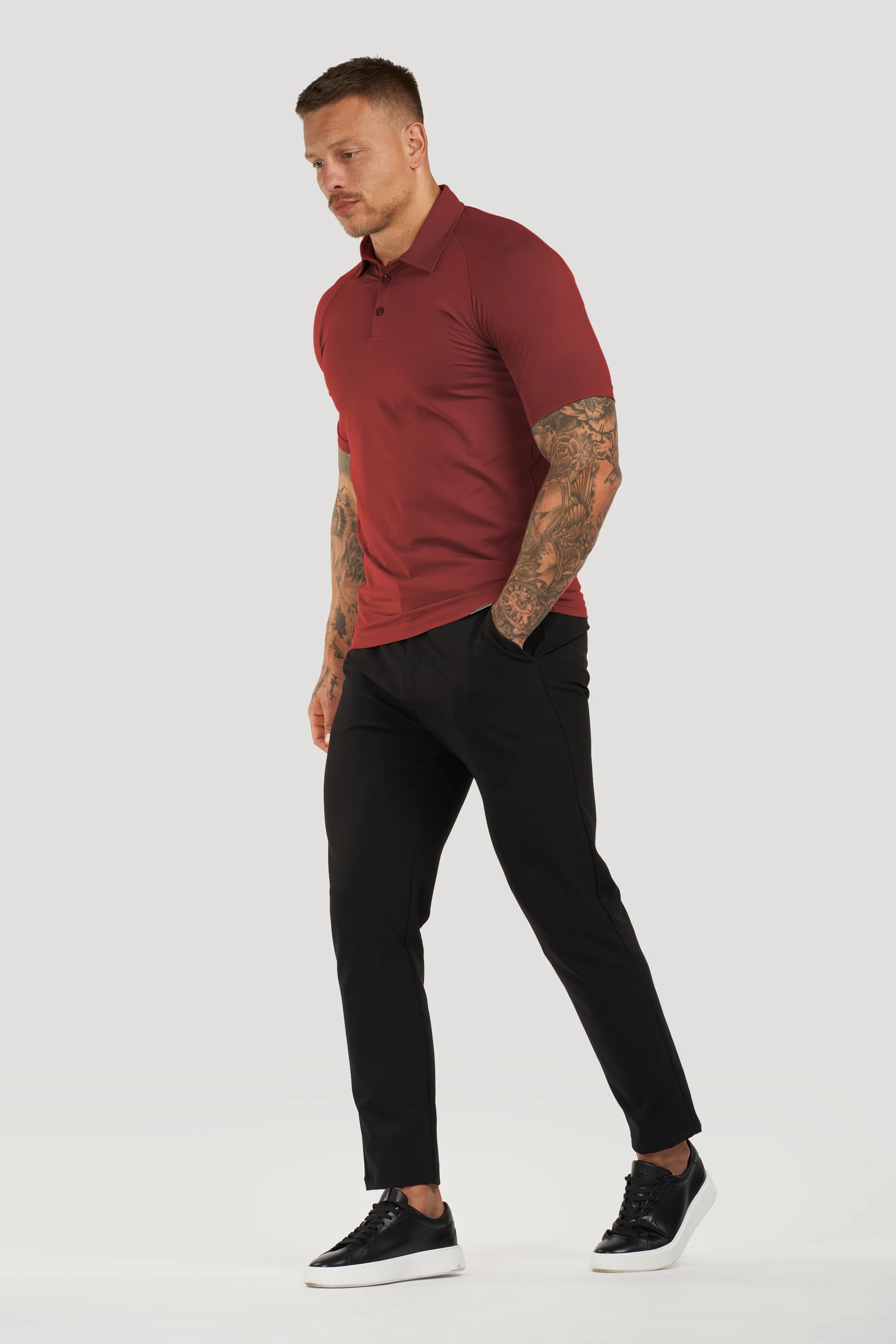 THE MUSCLE BUTTON POLO - Image 26