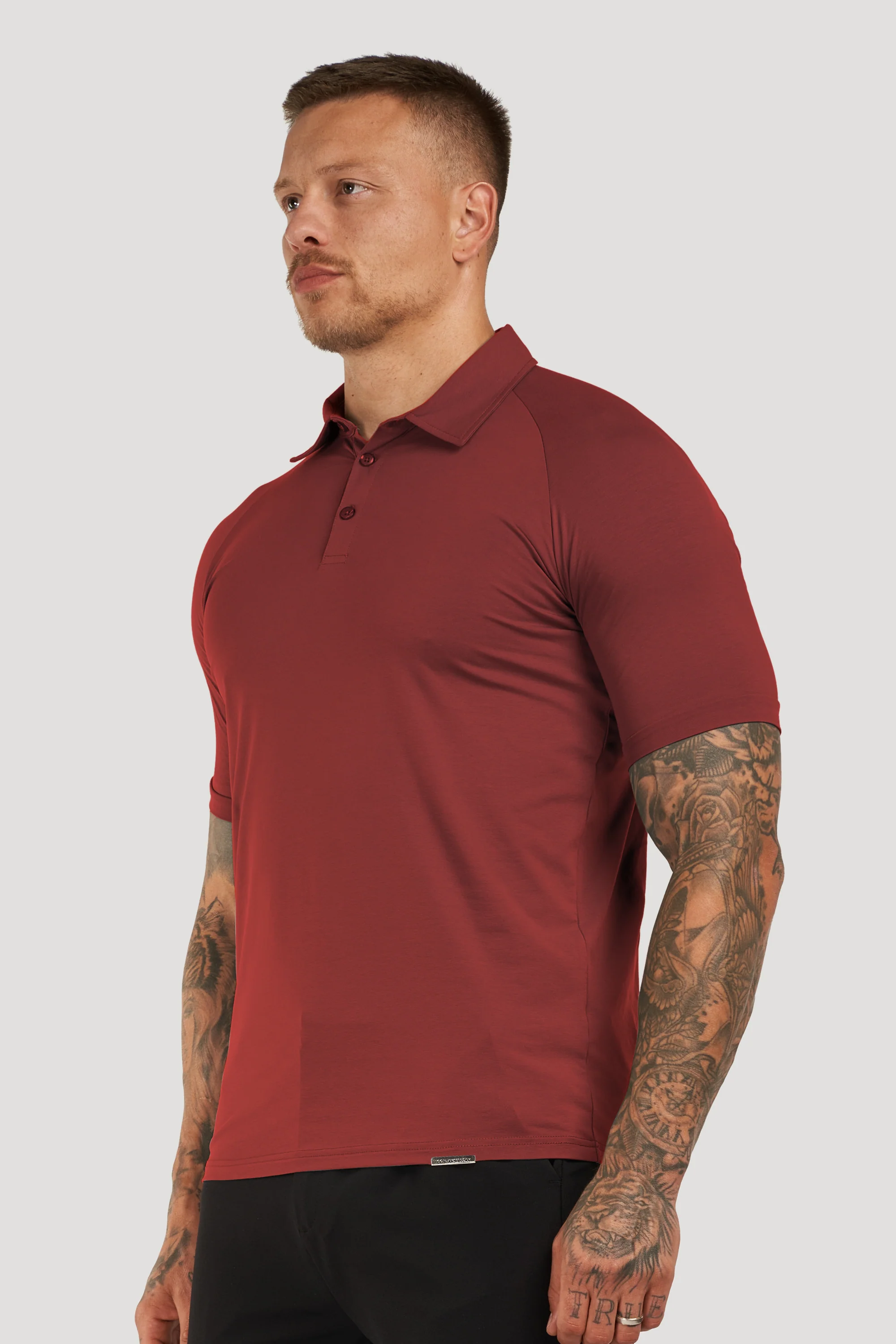 THE MUSCLE BUTTON POLO - Image 27