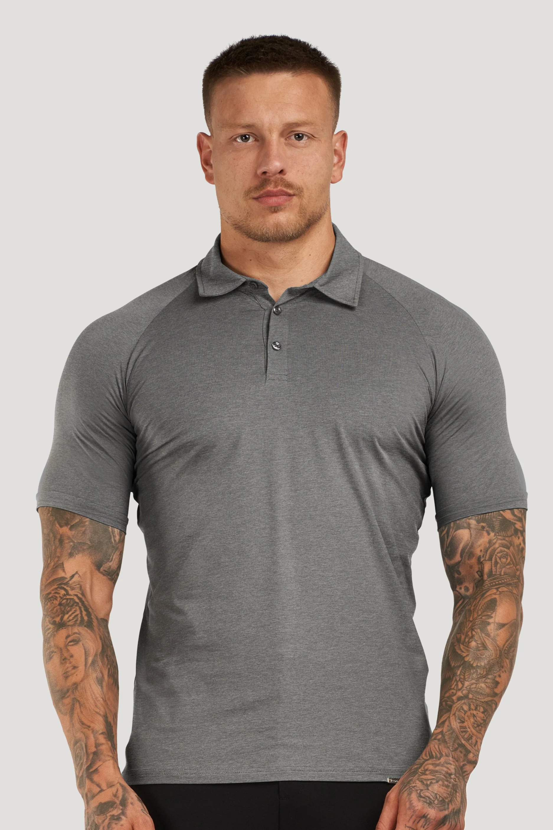 THE MUSCLE BUTTON POLO - Image 29
