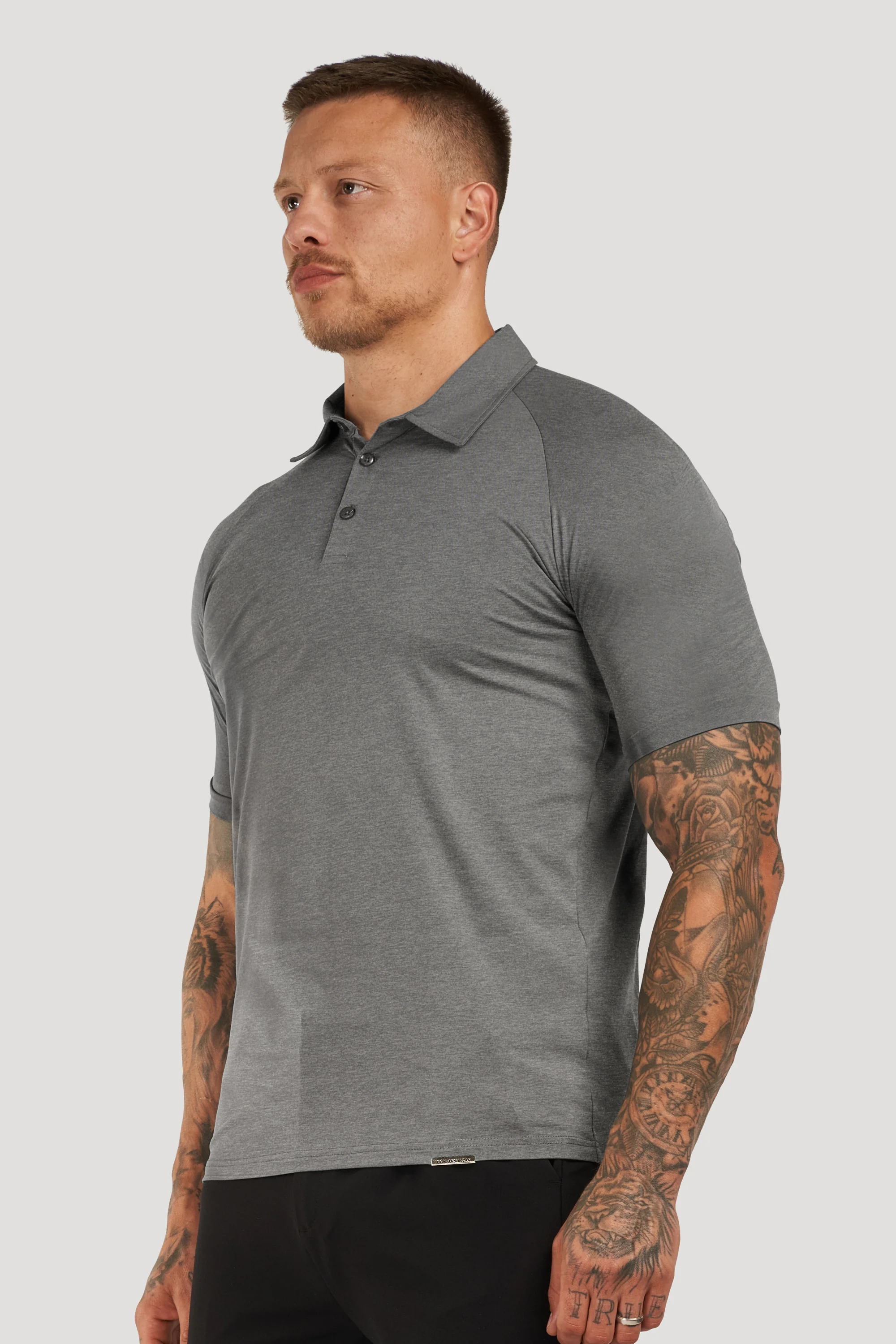 THE MUSCLE BUTTON POLO - Image 31