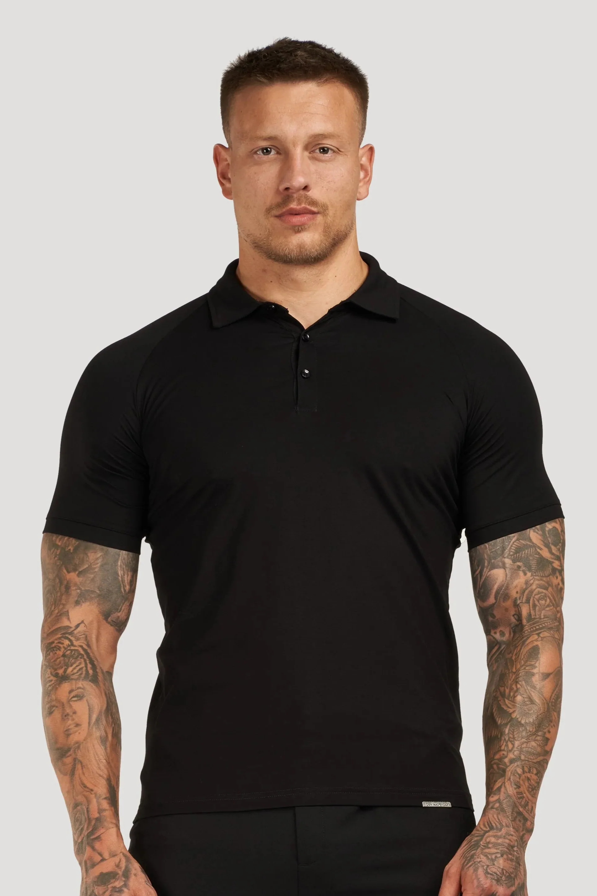THE MUSCLE BUTTON POLO - Image 33