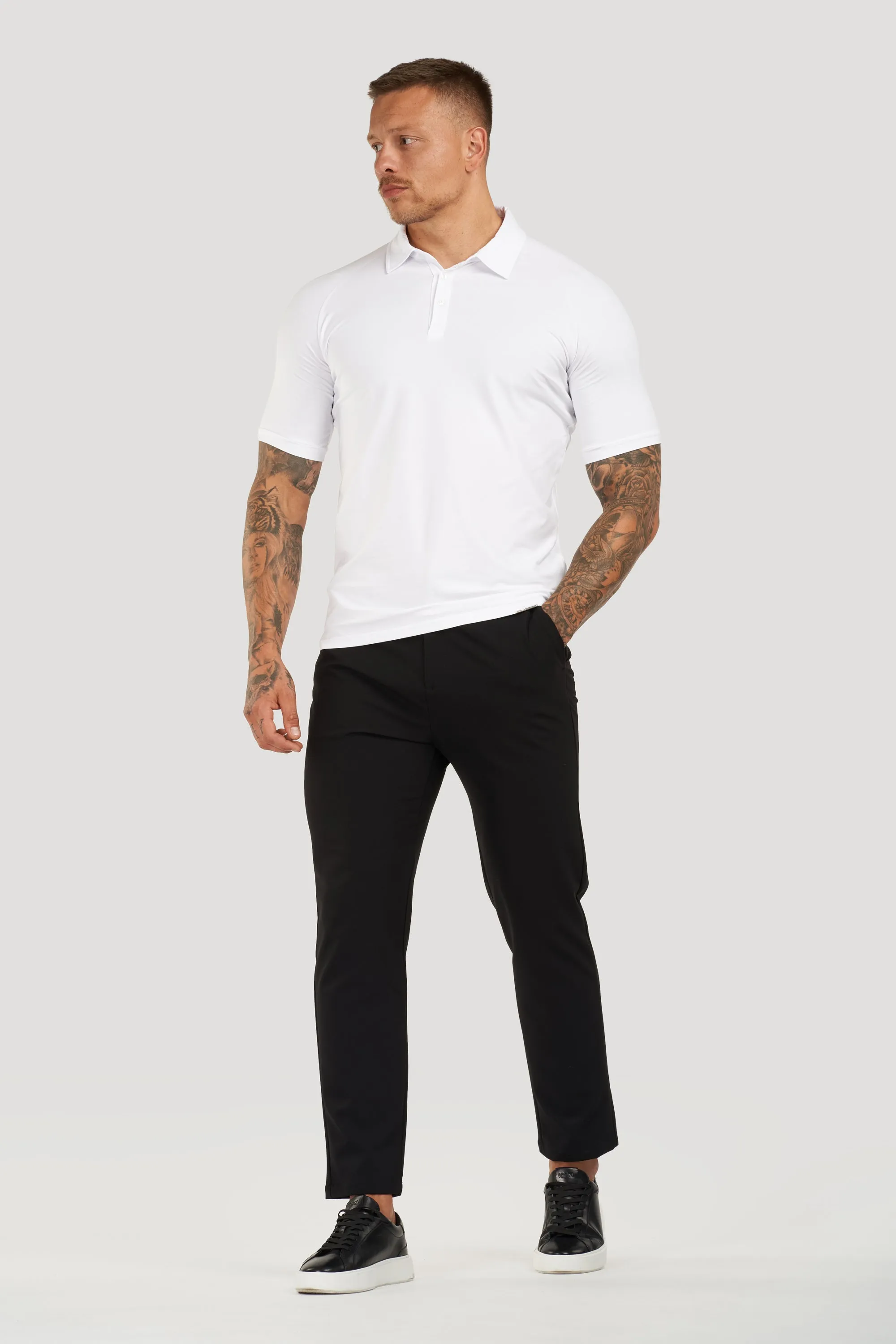 THE MUSCLE BUTTON POLO - Image 39