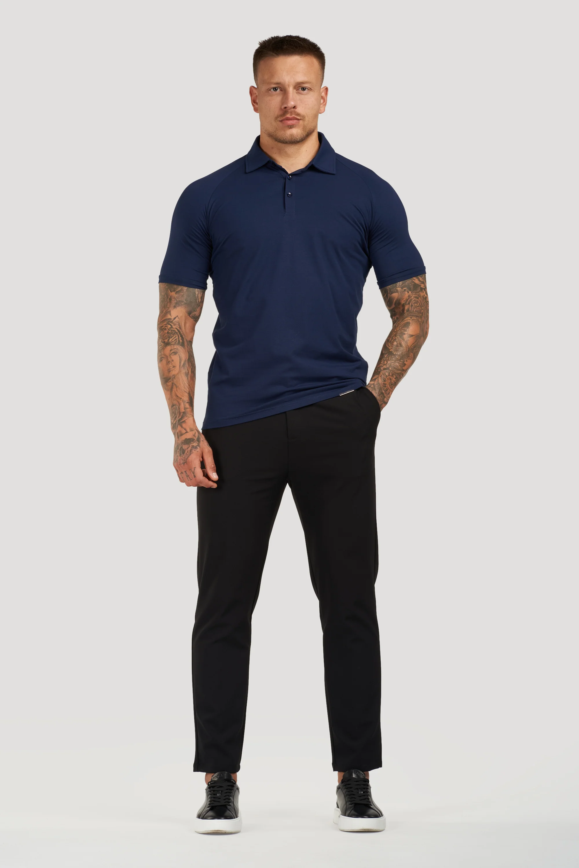THE MUSCLE BUTTON POLO - Image 5