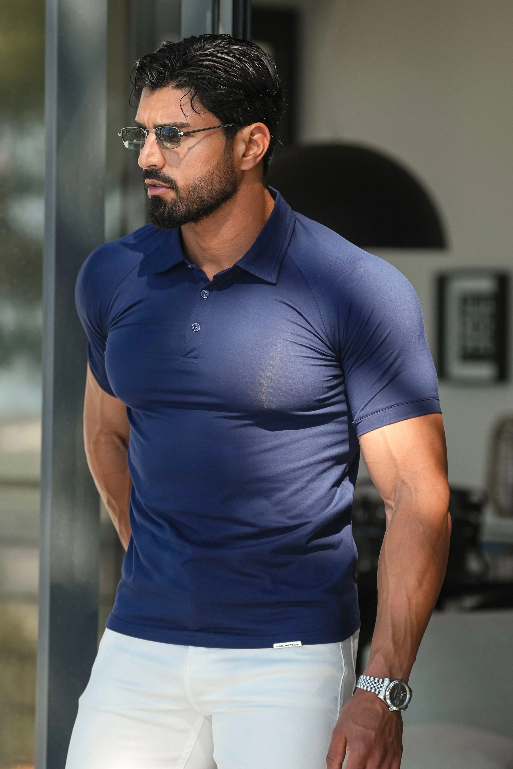 THE MUSCLE BUTTON POLO - Image 8