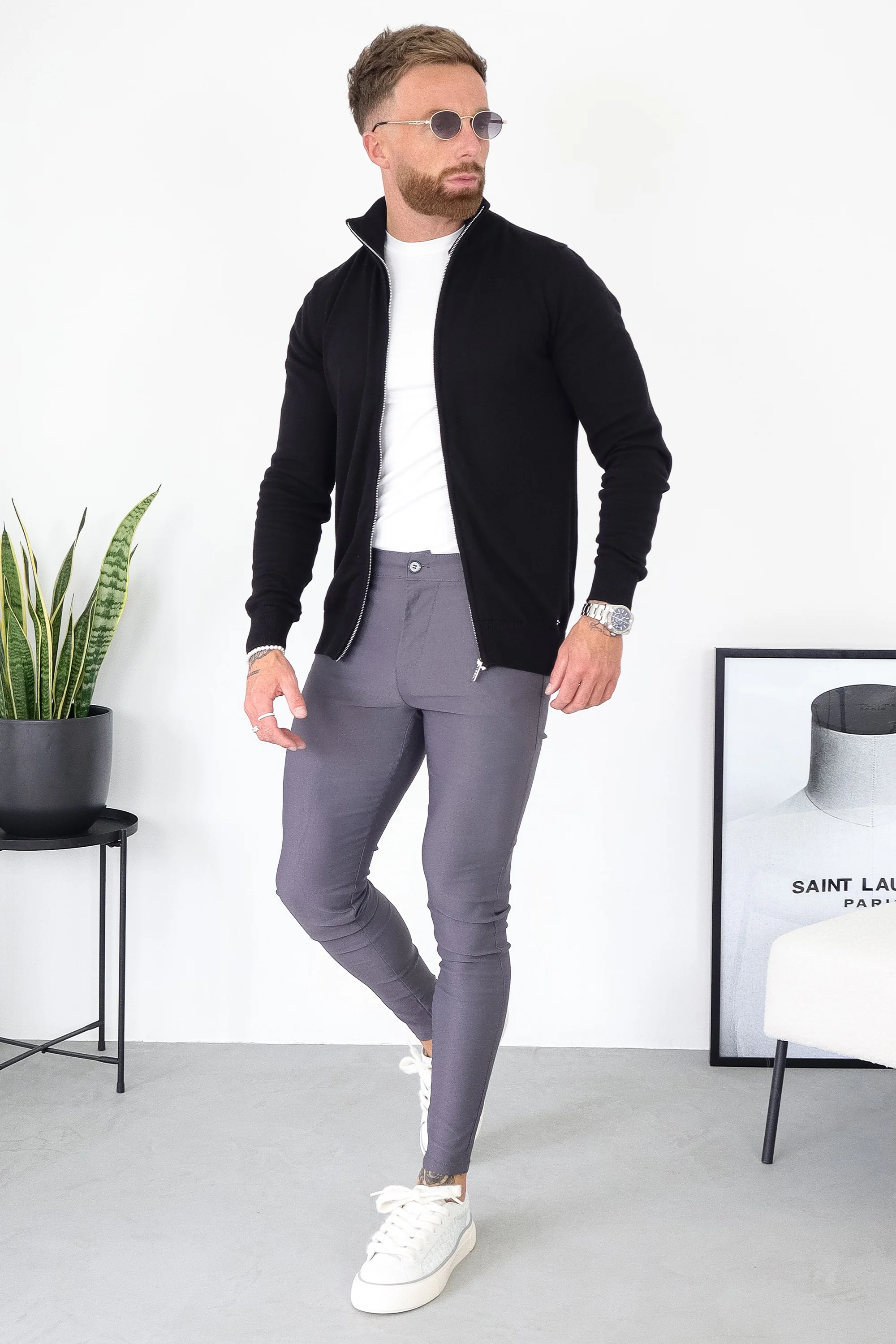 THE SANTONI FULL ZIP SWEATER - Image 17