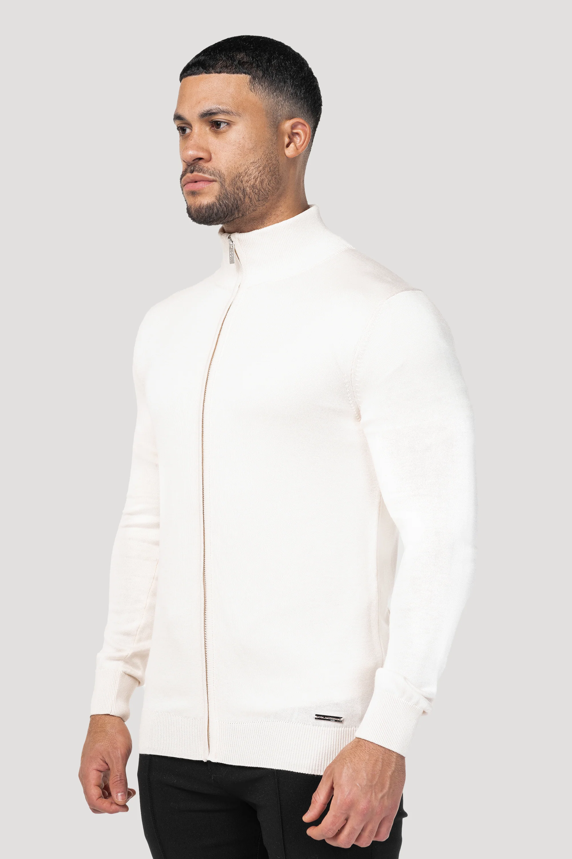 THE SANTONI FULL ZIP SWEATER - Image 5