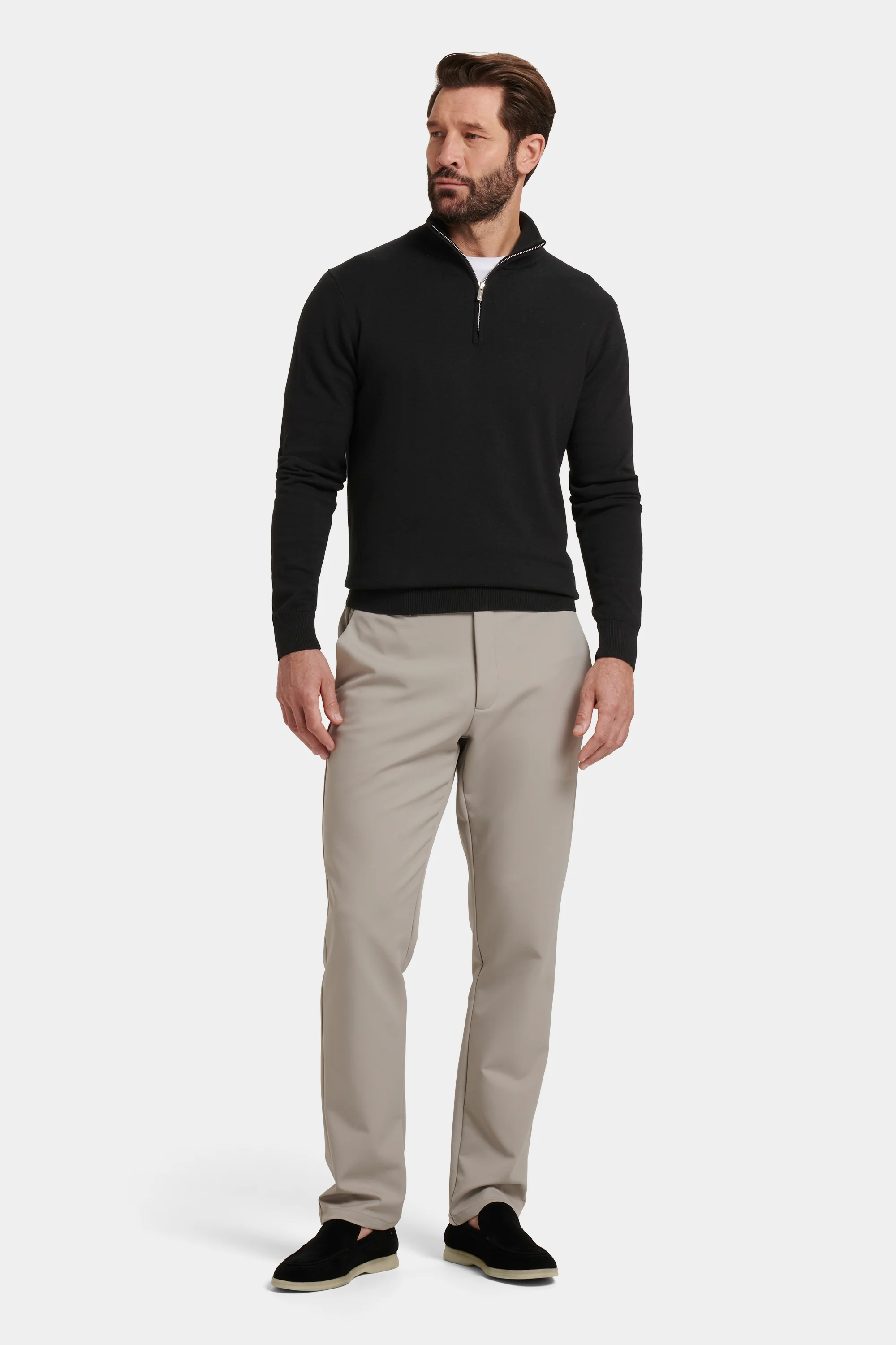 THE SANTONI QUARTER ZIP SWEATER - Image 2
